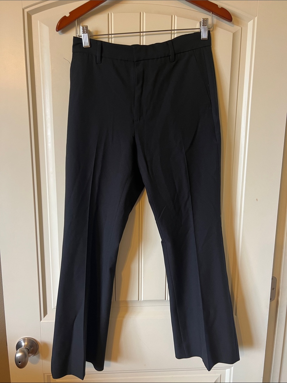 Banana Republic Sculpted Stretch Black Dress Pants, size 0